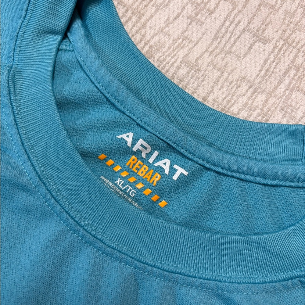Ariat Rebar Teal T-Shirt Men XL